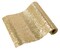 6FT Gold Glitter Fabric Table Runner – Elegant Party Décor for Christmas, NYE, Thanksgiving & Birthdays